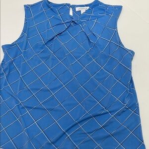 Liz Claiborne Women's Blue Sleeveless Top